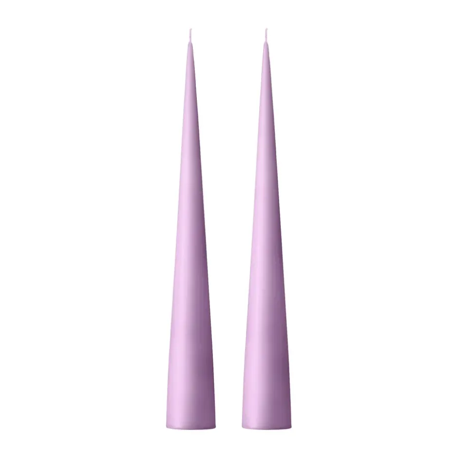 ester & erik -kartiokynttilä 37 cm, 2-pakkaus matta, Crocus delight 07