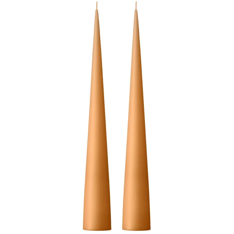 ester & erik -kartiokynttilä 37 cm, 2-pakkaus matta, Tumma Melon sorbet 19