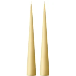 ester & erik -kartiokynttilä 37 cm, 2-pakkaus matta, Pale ginger 14