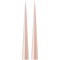 ester & erik -kartiokynttilä 37 cm, 2-pakkaus lakattu, Rosewater 51-0