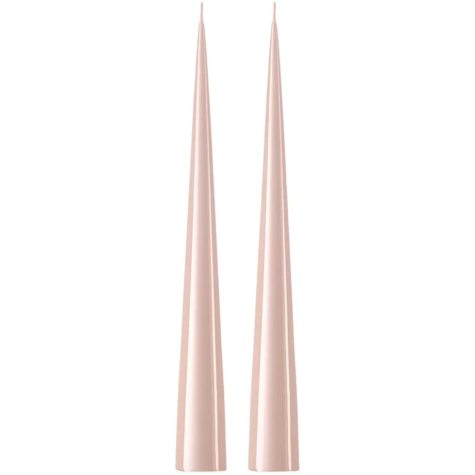ester & erik -kartiokynttilä 37 cm, 2-pakkaus lakattu, Rosewater 51-0