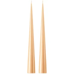 ester & erik -kartiokynttilä 37 cm, 2-pakkaus lakattu, Melon sorbet 19-0