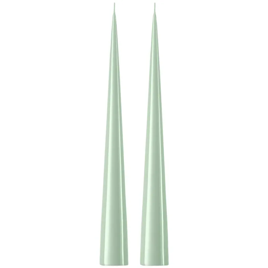 ester & erik -kartiokynttilä 37 cm, 2-pakkaus lakattu, Water mint 03-0