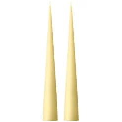 ester & erik -kartiokynttilä 37 cm, 2-pakkaus matta, Buttermilk 17