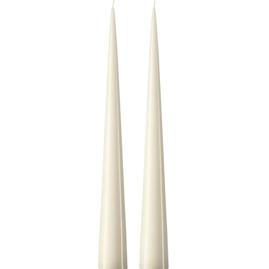 ester & erik -kartiokynttilä 37 cm, 2-pakkaus lakattu, Ivory 06-0