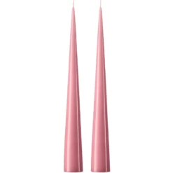 ester & erik -kartiokynttilä 37 cm, 2-pakkaus lakattu, Old rose 39-0
