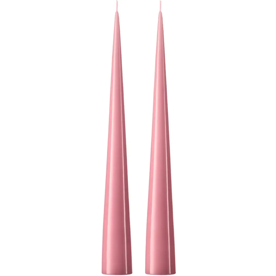 ester & erik -kartiokynttilä 37 cm, 2-pakkaus lakattu, Old rose 39-0
