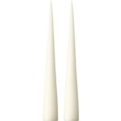 ester & erik -kartiokynttilä 37 cm, 2-pakkaus matta, Ivory 06