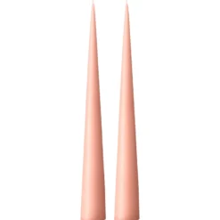 ester & erik -kartiokynttilä 37 cm, 2-pakkaus matta, Rosy caramel 20
