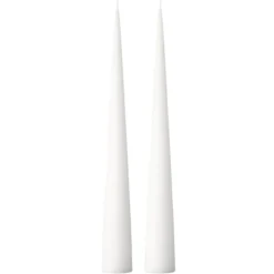 ester & erik -kartiokynttilä 37 cm, 2-pakkaus matta, Pure white 31
