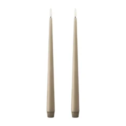 ester & erik kruunukynttilä LED 2 kpl, 18 Nougat note , 30 cm