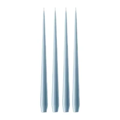 ester & erik -kynttilä, 4-pakkaus lakattu, Dusty blue 83, 32 cm