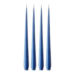 ester & erik -kynttilä, 4-pakkaus lakattu, Cornflower, 32 cm