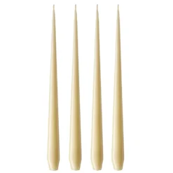 ester & erik -kynttilä, 4-pakkaus lakattu, Pale ginger 14-0, 32 cm