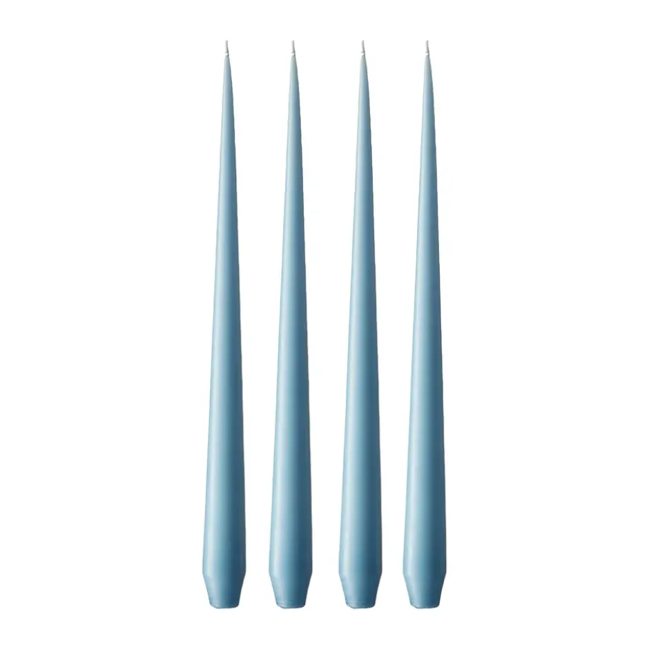ester & erik -kynttilä, 4-pakkaus matta, Moon blue 37, 32 cm