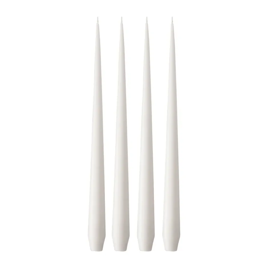 ester & erik -kynttilä, 4-pakkaus matta, White ash 21, 32 cm