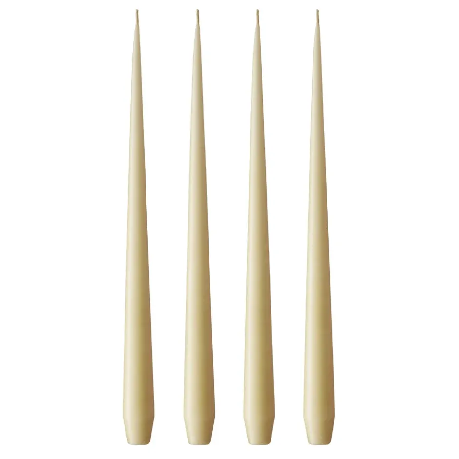 ester & erik -kynttilä, 4-pakkaus matta, Pale ginger 14, 42 cm