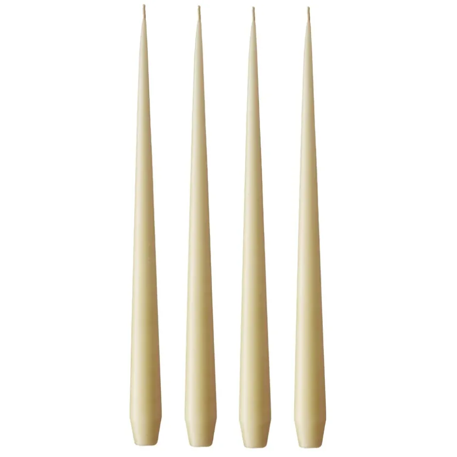 ester & erik -kynttilä, 4-pakkaus matta, Pale ginger 14, 32 cm