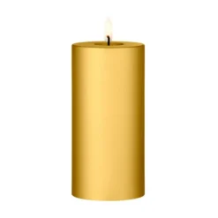 ester & erik LED-pöytäkynttilä, 90 Gold Metallic, 15 cm