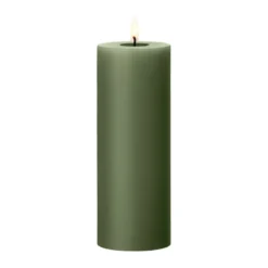 ester & erik LED-pöytäkynttilä, 70 Green Soil, 20 cm