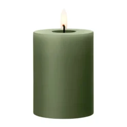 ester & erik LED-pöytäkynttilä, 70 Green Soil, 10 cm
