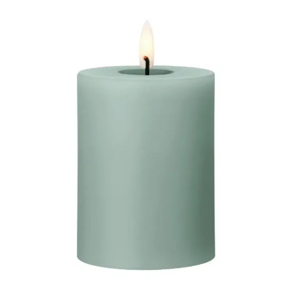ester & erik LED-pöytäkynttilä, 67 Jade stone, 10 cm