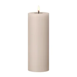 ester & erik LED-pöytäkynttilä, 22 Linen Grey, 20 cm
