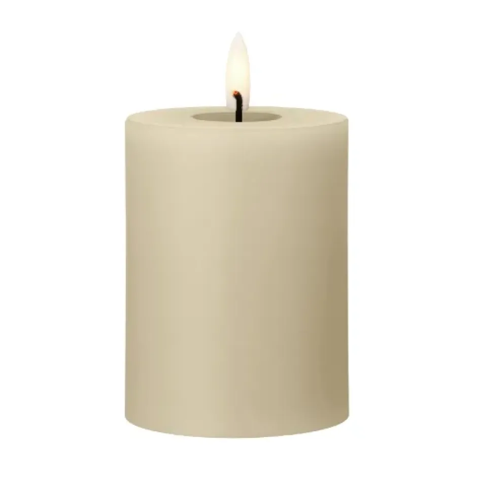 ester & erik LED-pöytäkynttilä, 14 Pale ginger, 10 cm