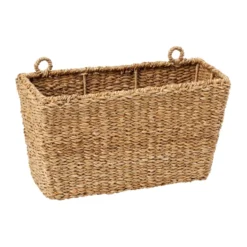 Esther seinälle ripustettava säilytyskori 40x16x22 cm, Natural