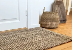 Esther säilytyskori kahvalla 2-pakkaus, Natural
