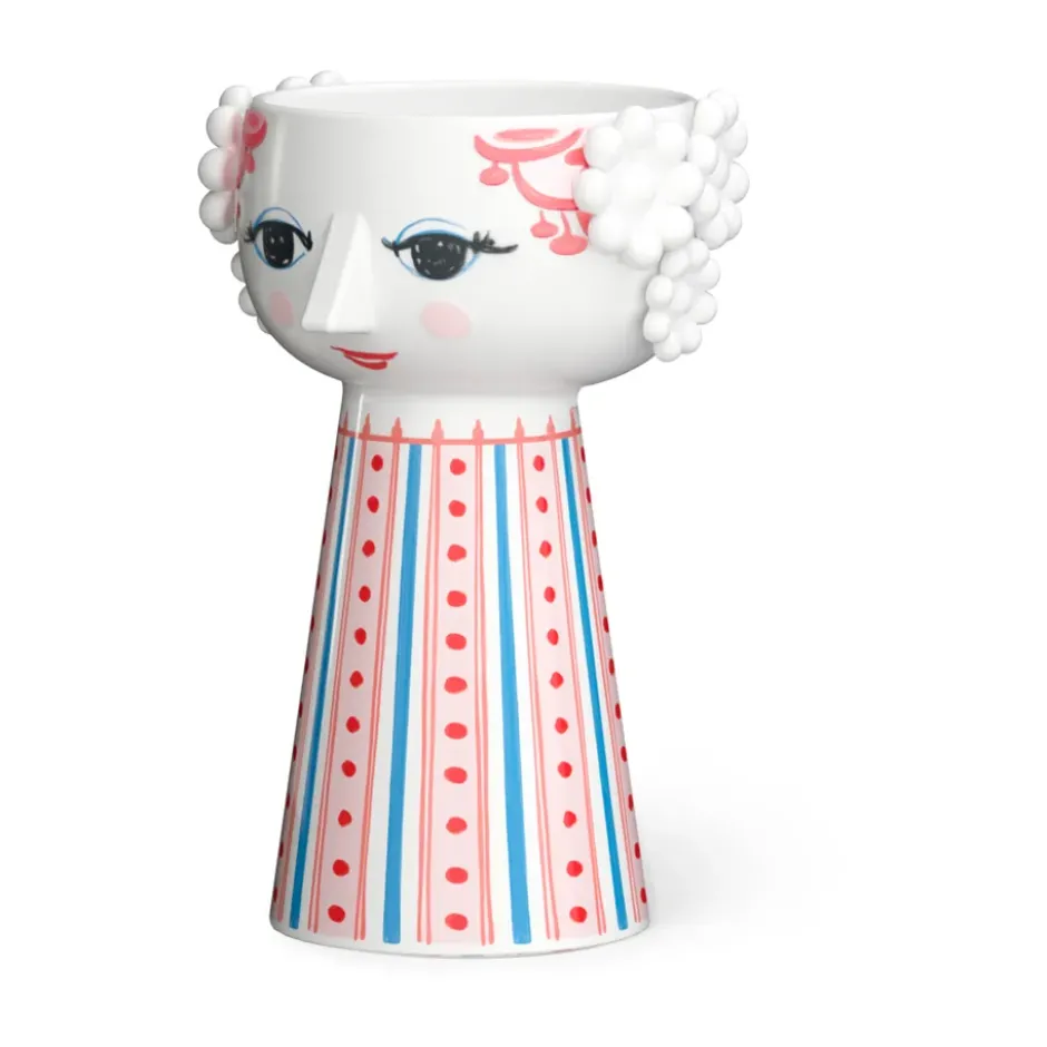 Eva kynttilänjalka 14 cm, Punainen