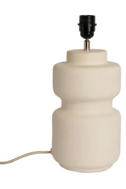 Evy lampunjalka 37 cm, White-ivory
