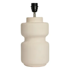 Evy lampunjalka 37 cm, White-ivory