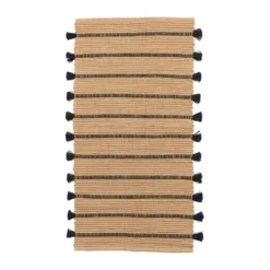 Ezra matto 70x140 cm, Natural-black