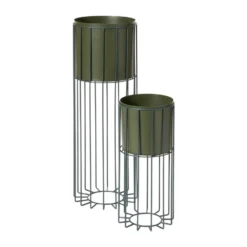 Fenja ruukku telineellä 2 kpl, Green