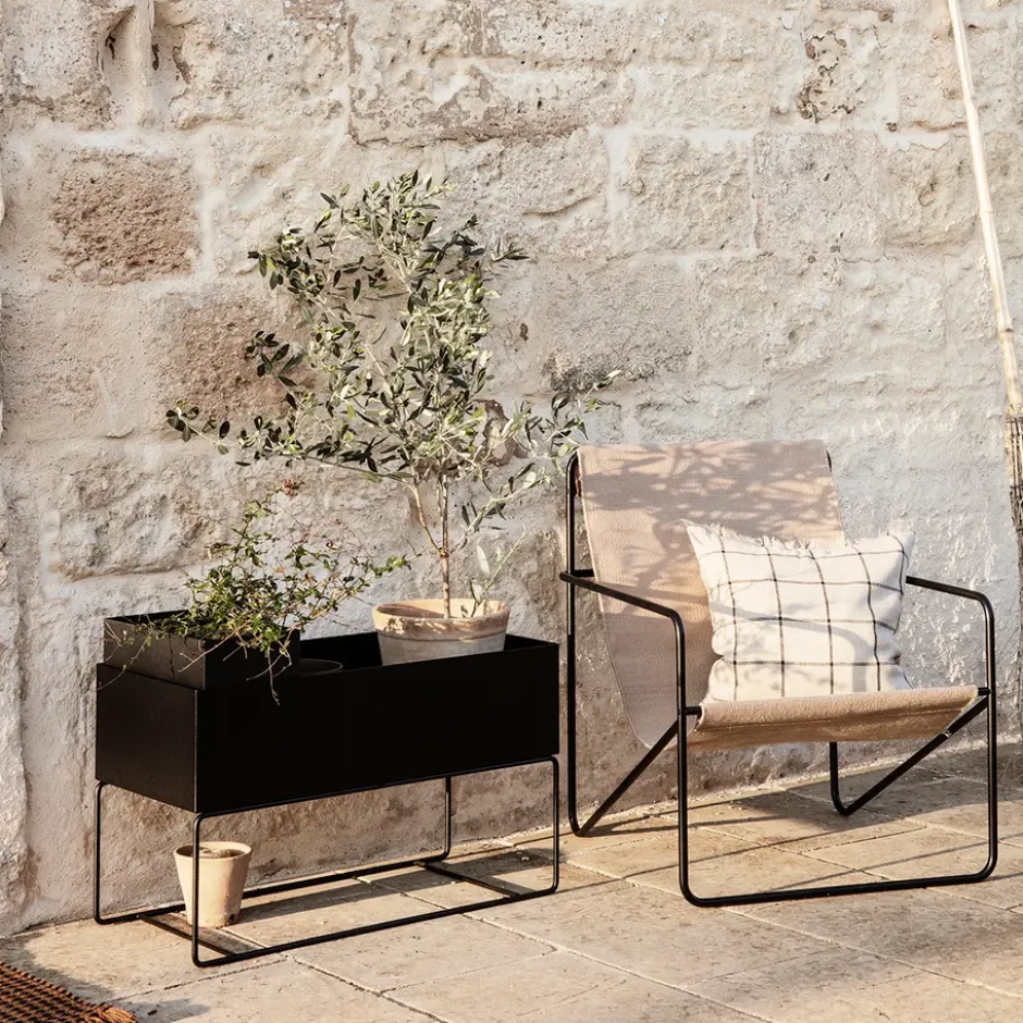 Ferm Living plant box large, Black