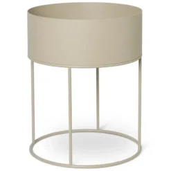 Ferm Living plant box pyöreä, Cashmere