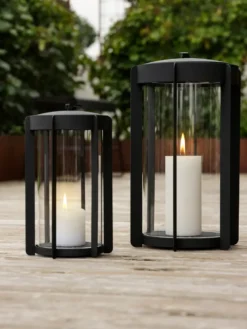 Firefly Lanterna kynttilälyhty 35 cm, Black