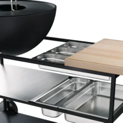FIRE KITCHEN säilytyslaatikot, Ruostumaton teräs, 5 osaa