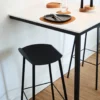 Flamingo Hippo -baarituoli, Black-anthracite