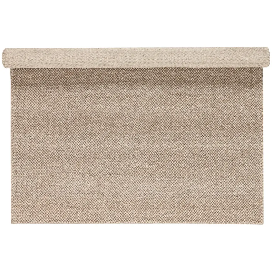 Flock villamatto beige, 170x240 cm