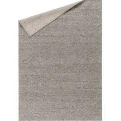 Flock villamatto luonnonharmaa, 170x240 cm