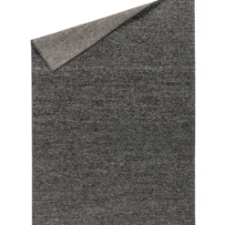 Flock villamatto tummanharmaa, 170x240 cm