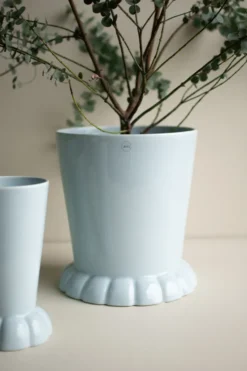 Flora ruukku Ø25 cm, Light blue