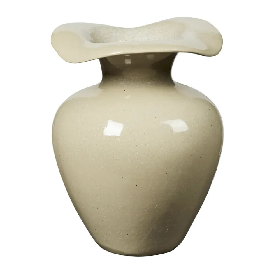 Florentina maljakko M 32 cm, Beige