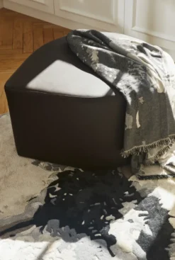 Floreo huopa 130x170 cm, Valkoinen-harmaa