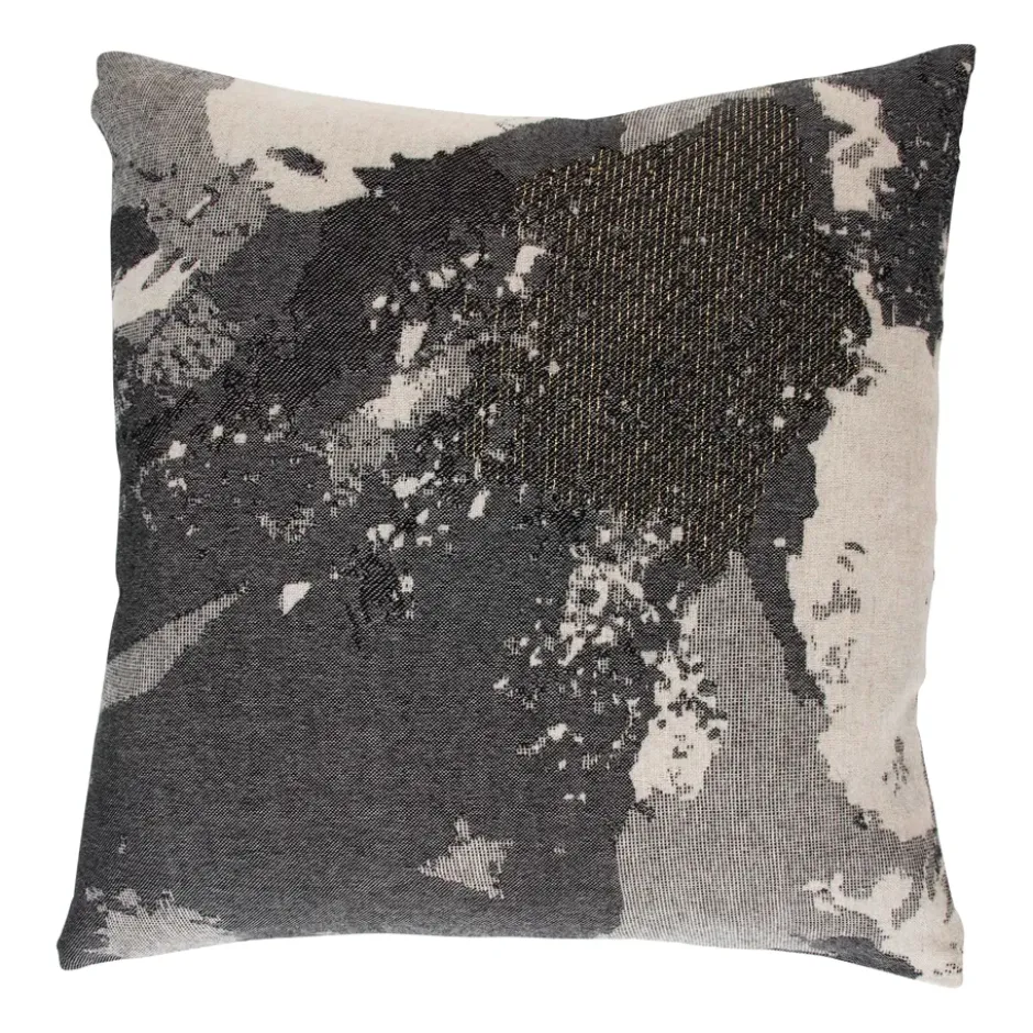 Floreo tyyny 45x45 cm, Valkoinen-harmaa