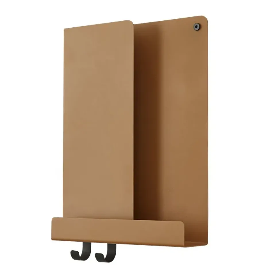 Folded hylly 40 x 295 cm, Burnt orange