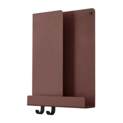 Folded hylly 29,5 x 40 cm, Deep Red