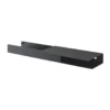 Folded platform -hylly 62 x 5,4 cm, Black